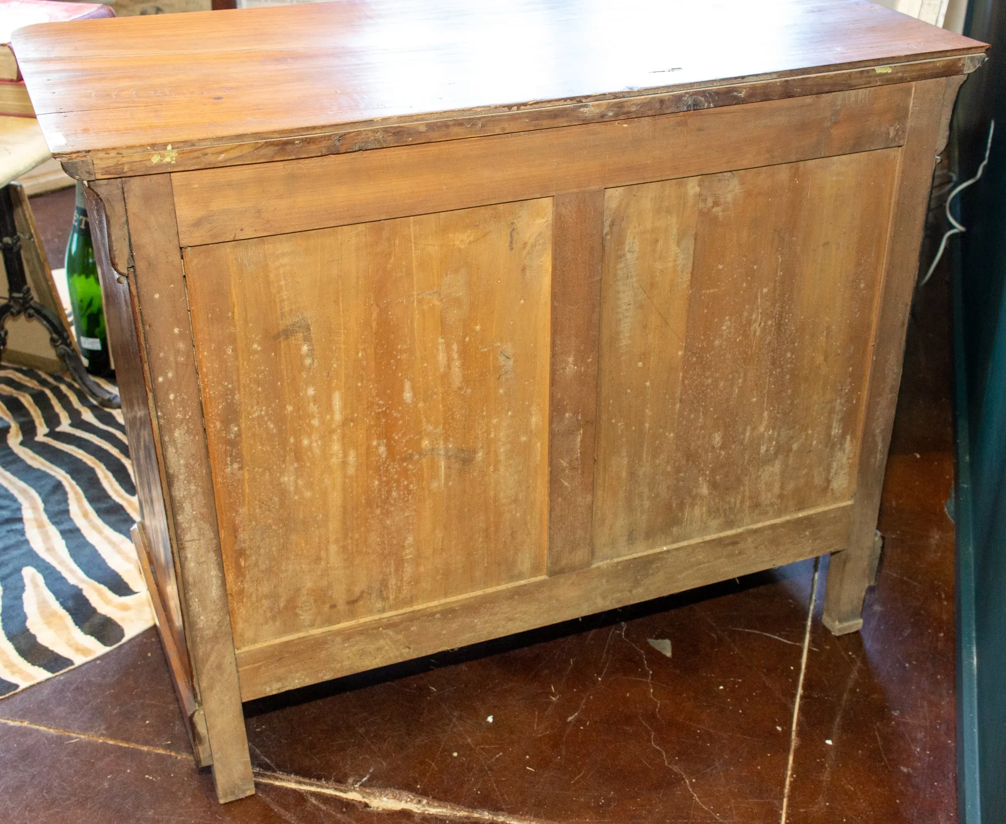 Antique French Elm Louis Philippe Style Commode, circa 1900