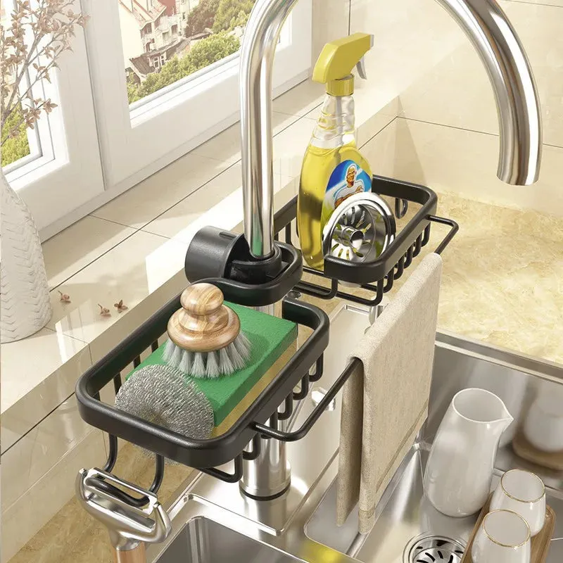 AquaHold Aluminum Sink & Faucet Organizer