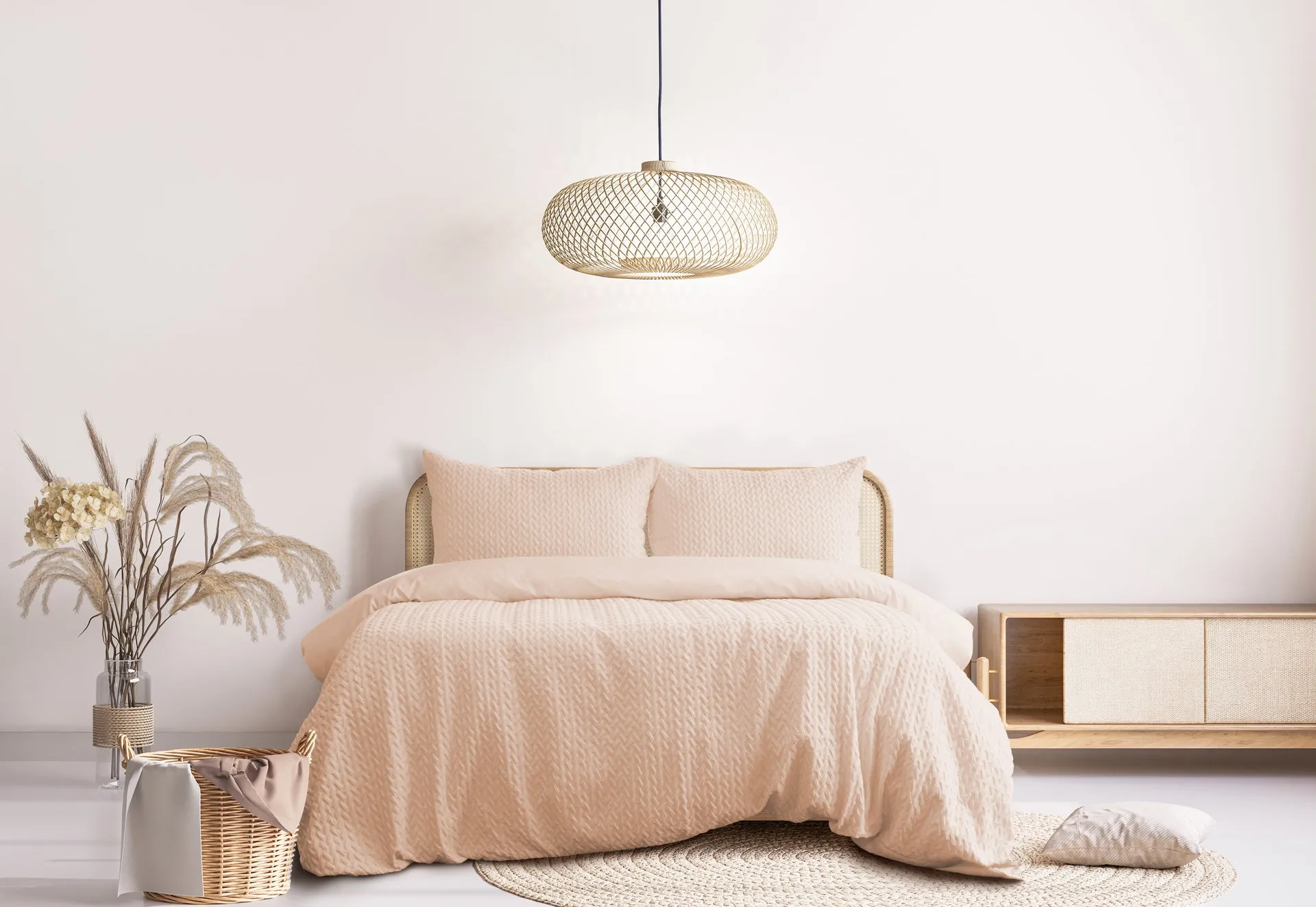 ARDOR BOUDOIR "Bondi" EMBOSSED QUILT COVER SET