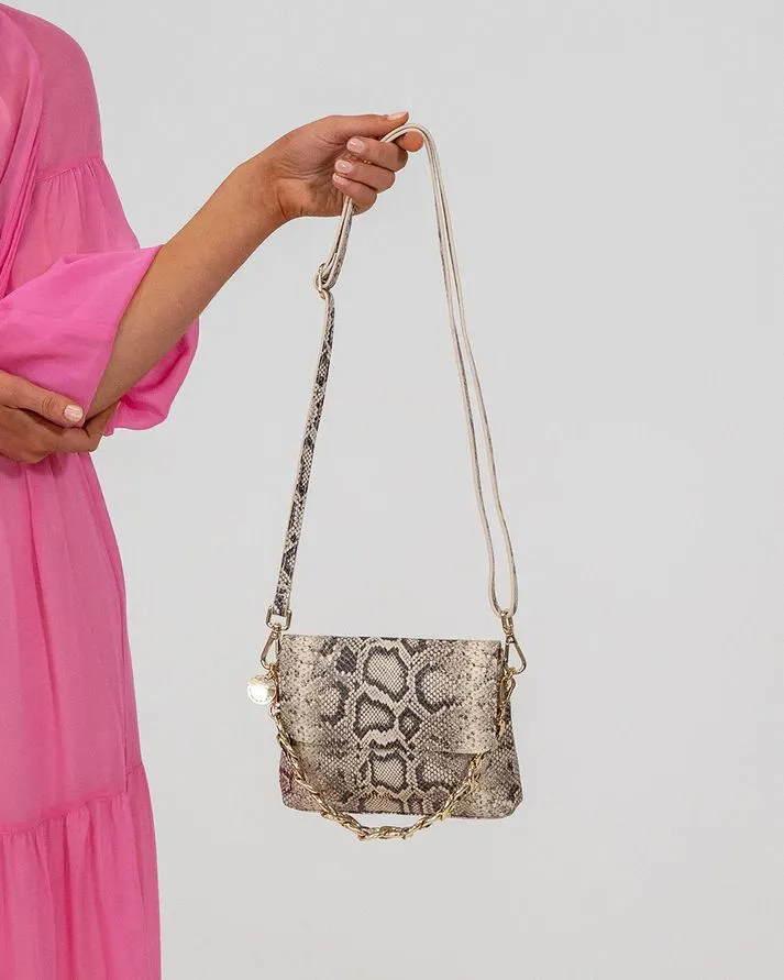 ARLINGTON MILNE Amber Petite Bag - Snake