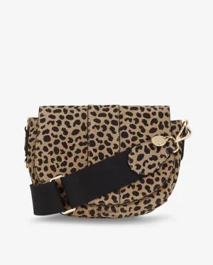 ARLINGTON MILNE Zara Saddle Bag - Spot Suede