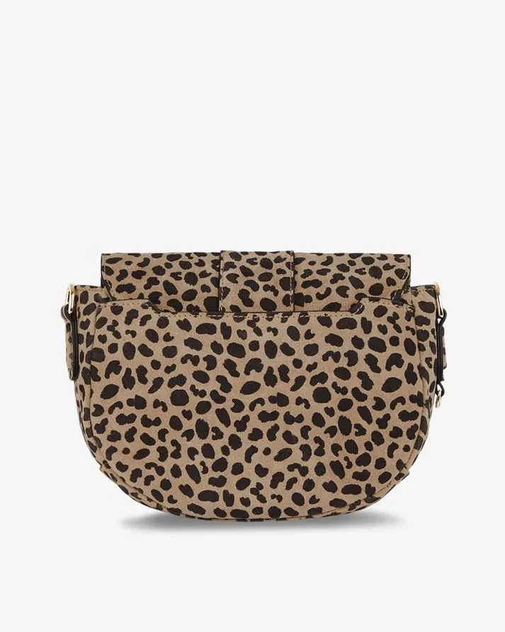 ARLINGTON MILNE Zara Saddle Bag - Spot Suede