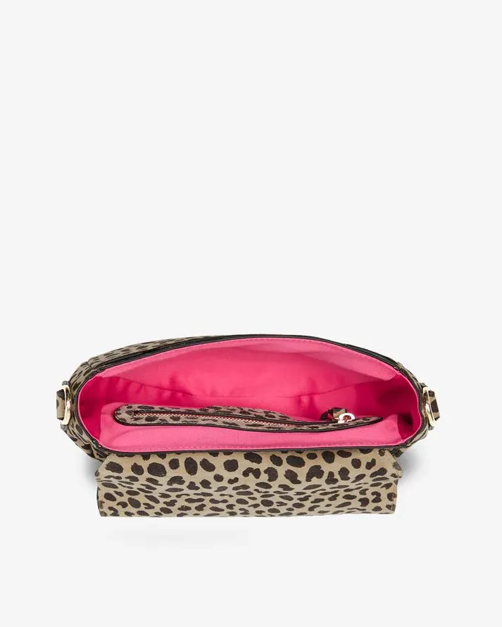 ARLINGTON MILNE Zara Saddle Bag - Spot Suede