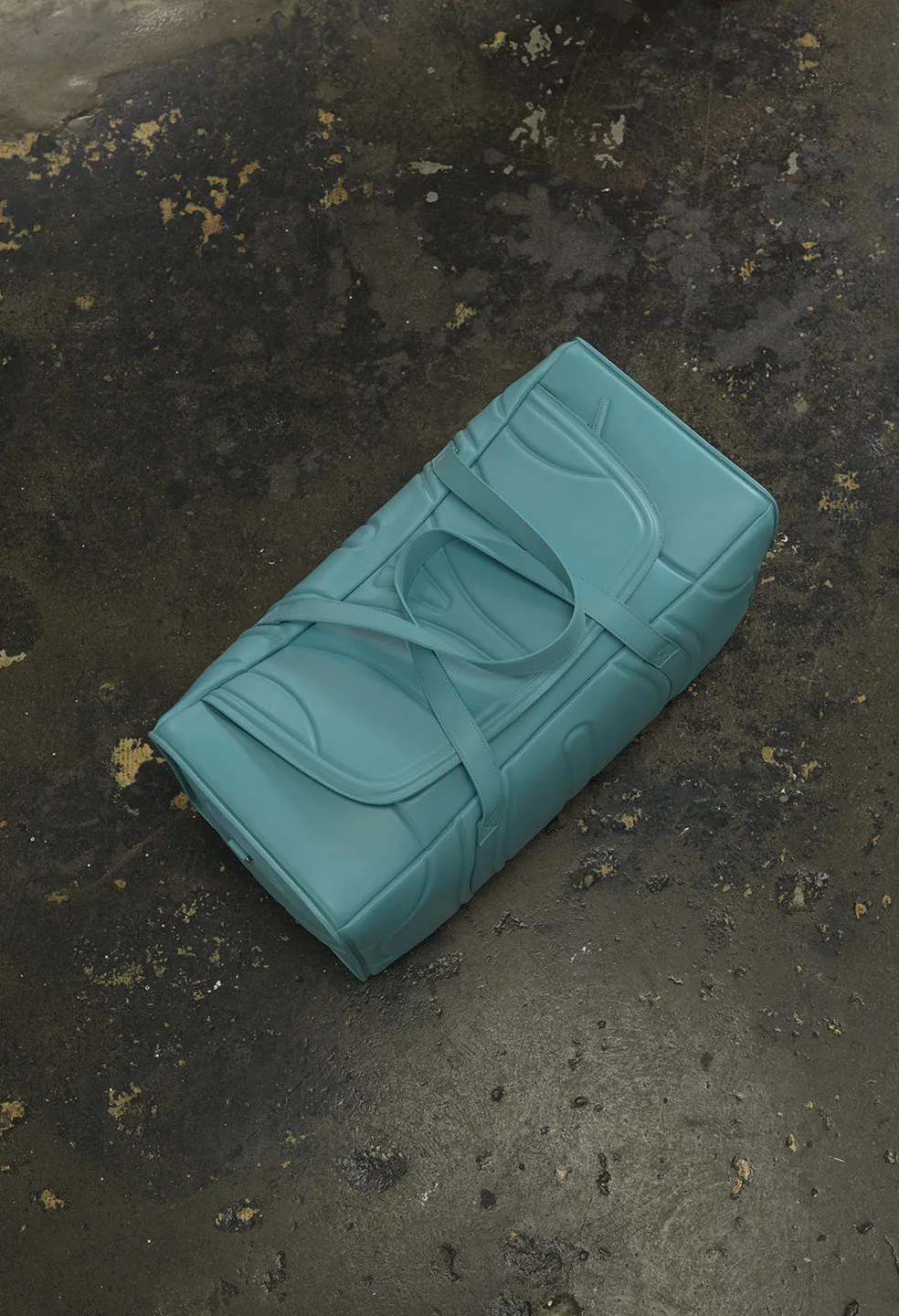 Armor Leather Duffle / Blue