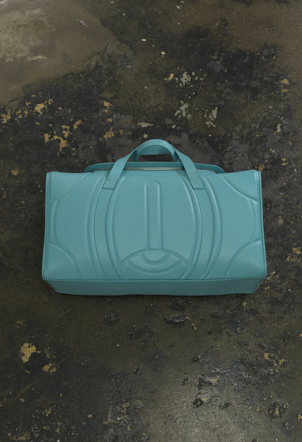 Armor Leather Duffle / Blue