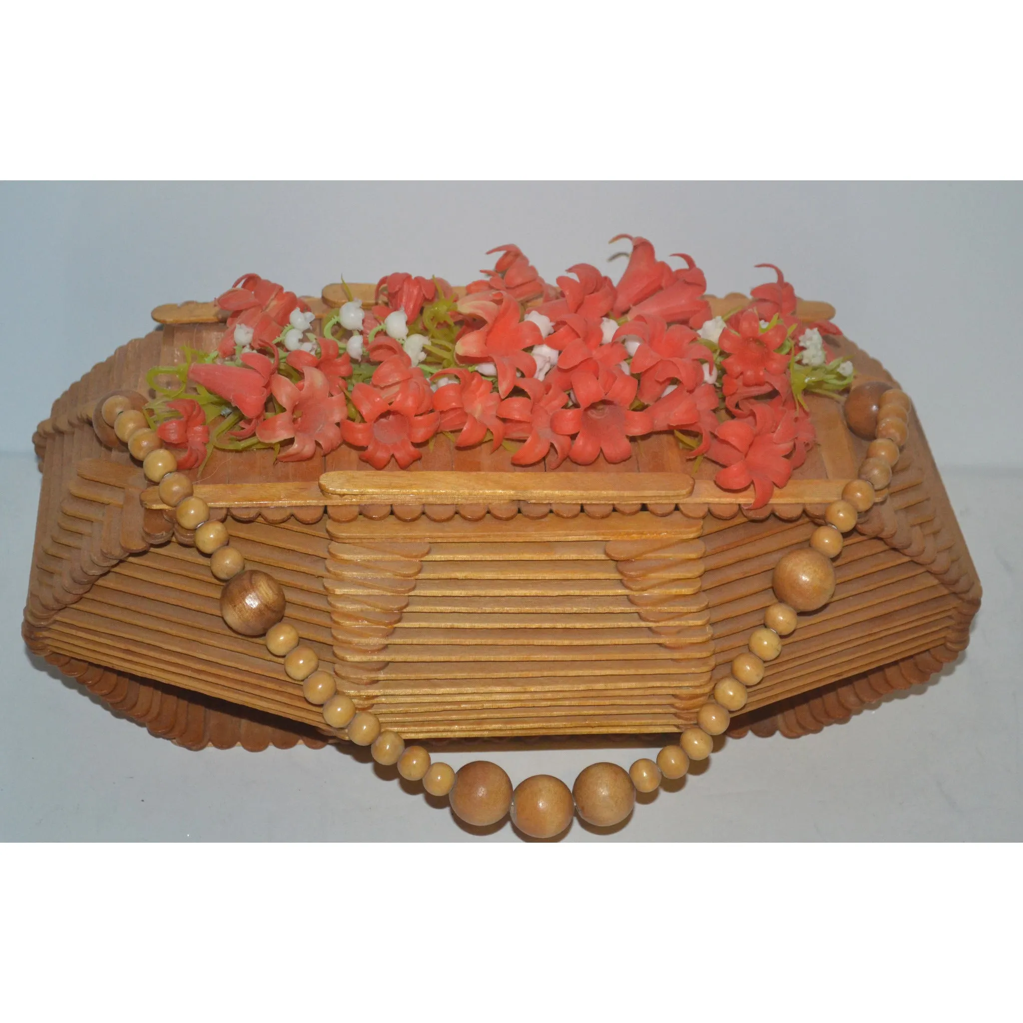 Arts & Craft Popsicle Stick Coffin Box Purse