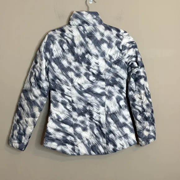 Athleta lightweight 90% goose down jacket high low size XS