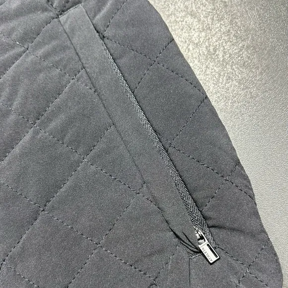ATHLETA womens black auilted water repellent APRES SKI SKIRT mini size 10 NWOT