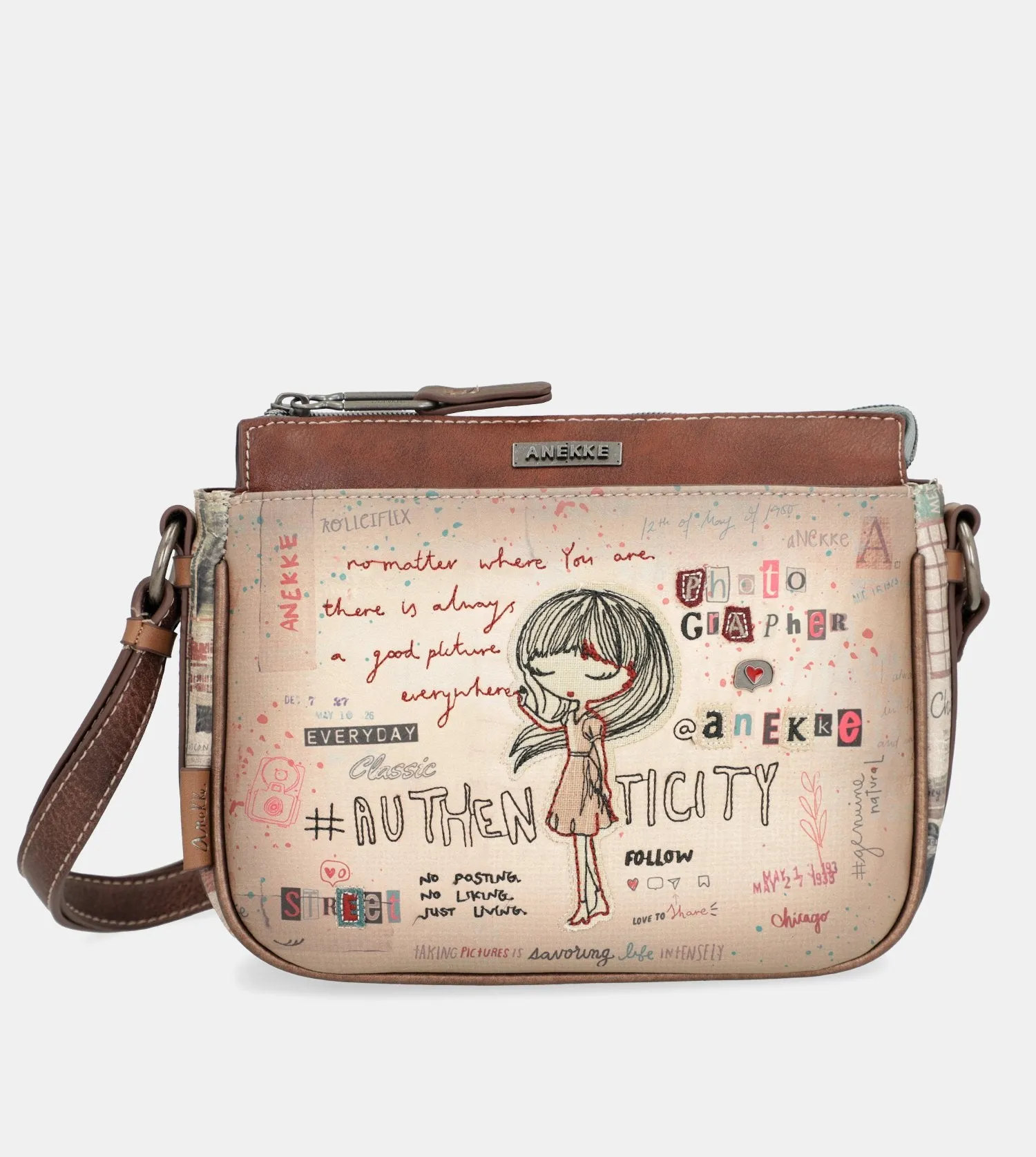 Authenticity medium size crossbody bag