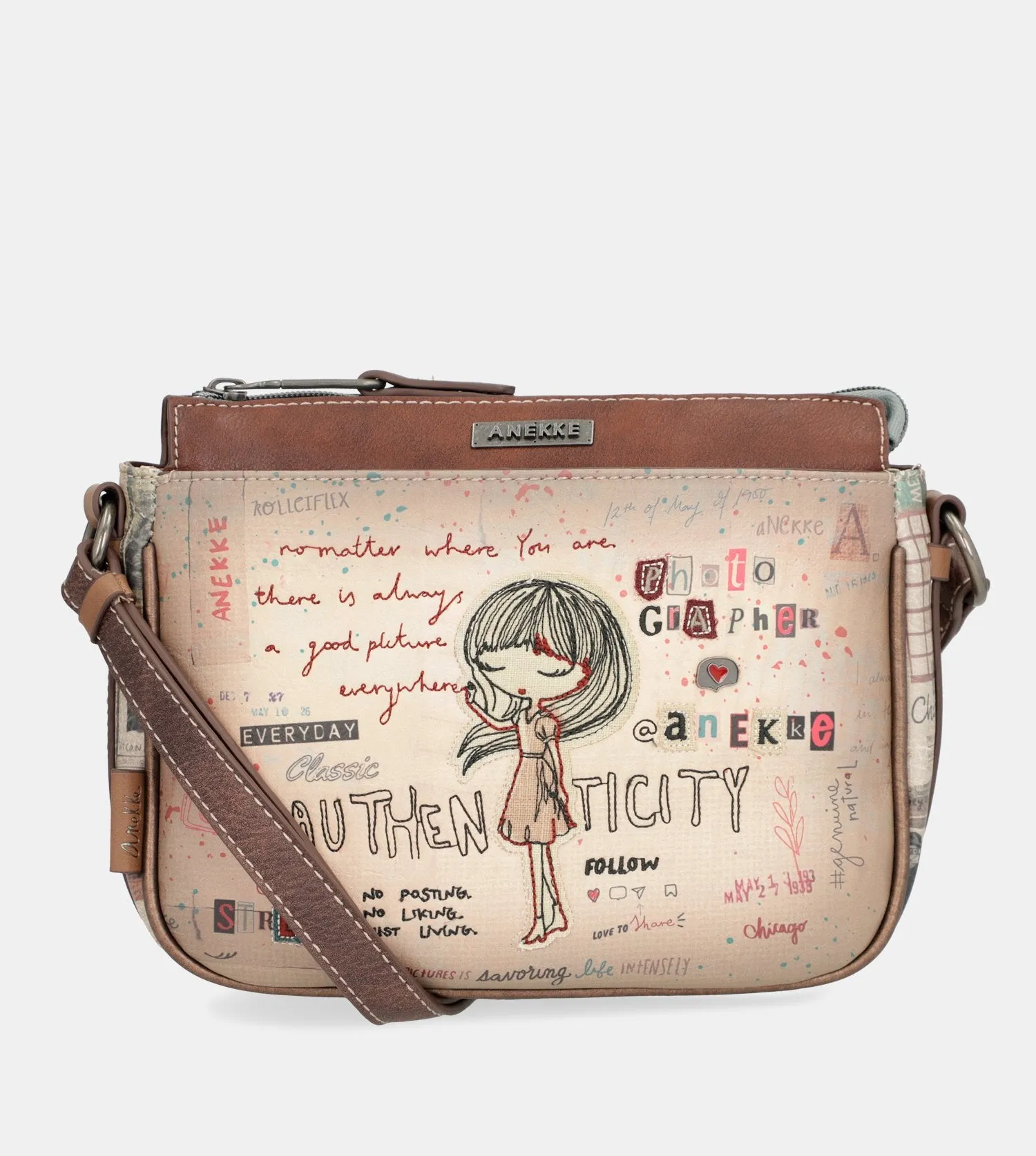 Authenticity medium size crossbody bag