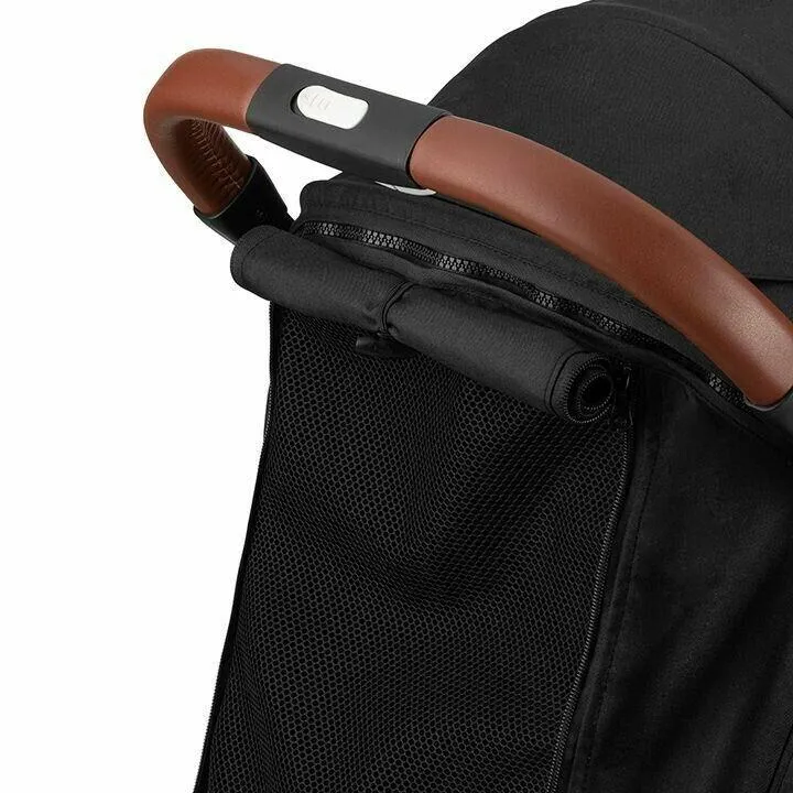 Baby Stroller Lightweight Folding Pushchair Buggy Footmuff Momi Marvin Black