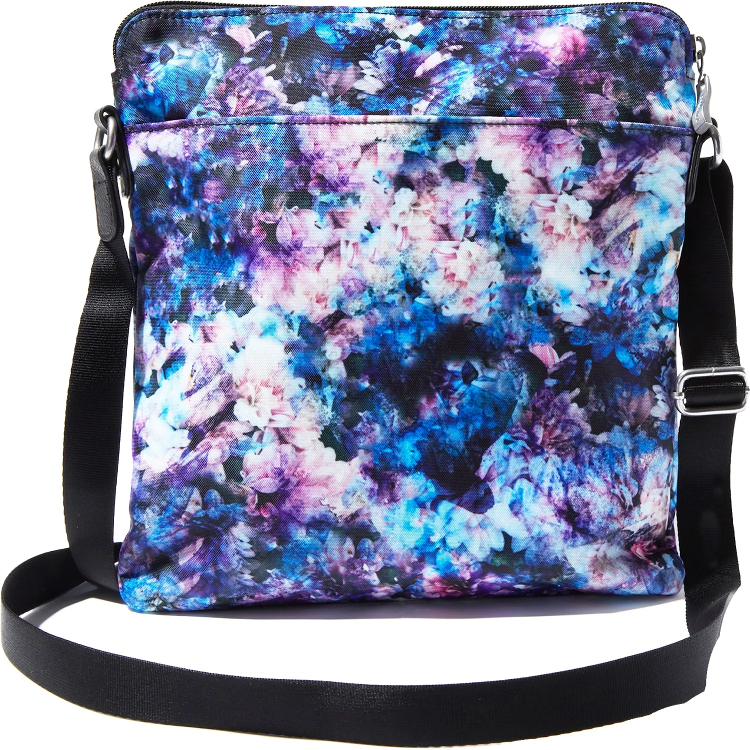 Baggallini Go Bagg with RFID Phone Wristlet Black Opal Nylon