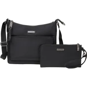 Baggallini Greenwich Crossbody Black Nylon