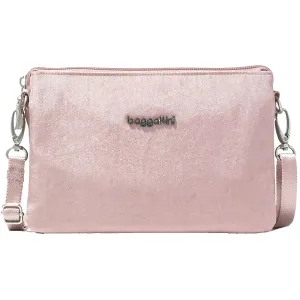 Baggallini The Only Mini Bag Blush Shimmer Nylon