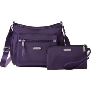 Baggallini Uptown Bagg Purple Nylon