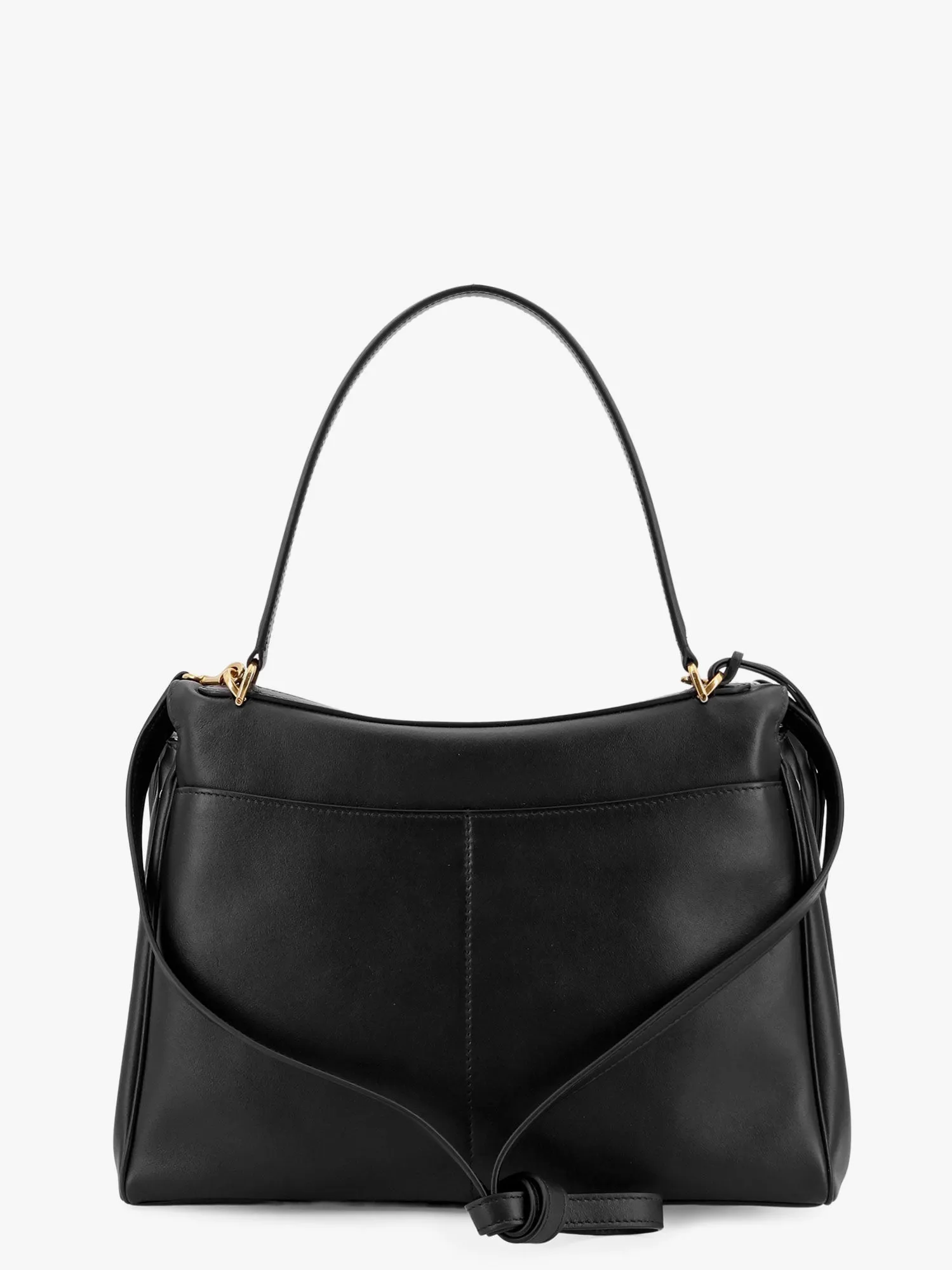 Balenciaga Leather Shoulder Bag With Keyring Detail