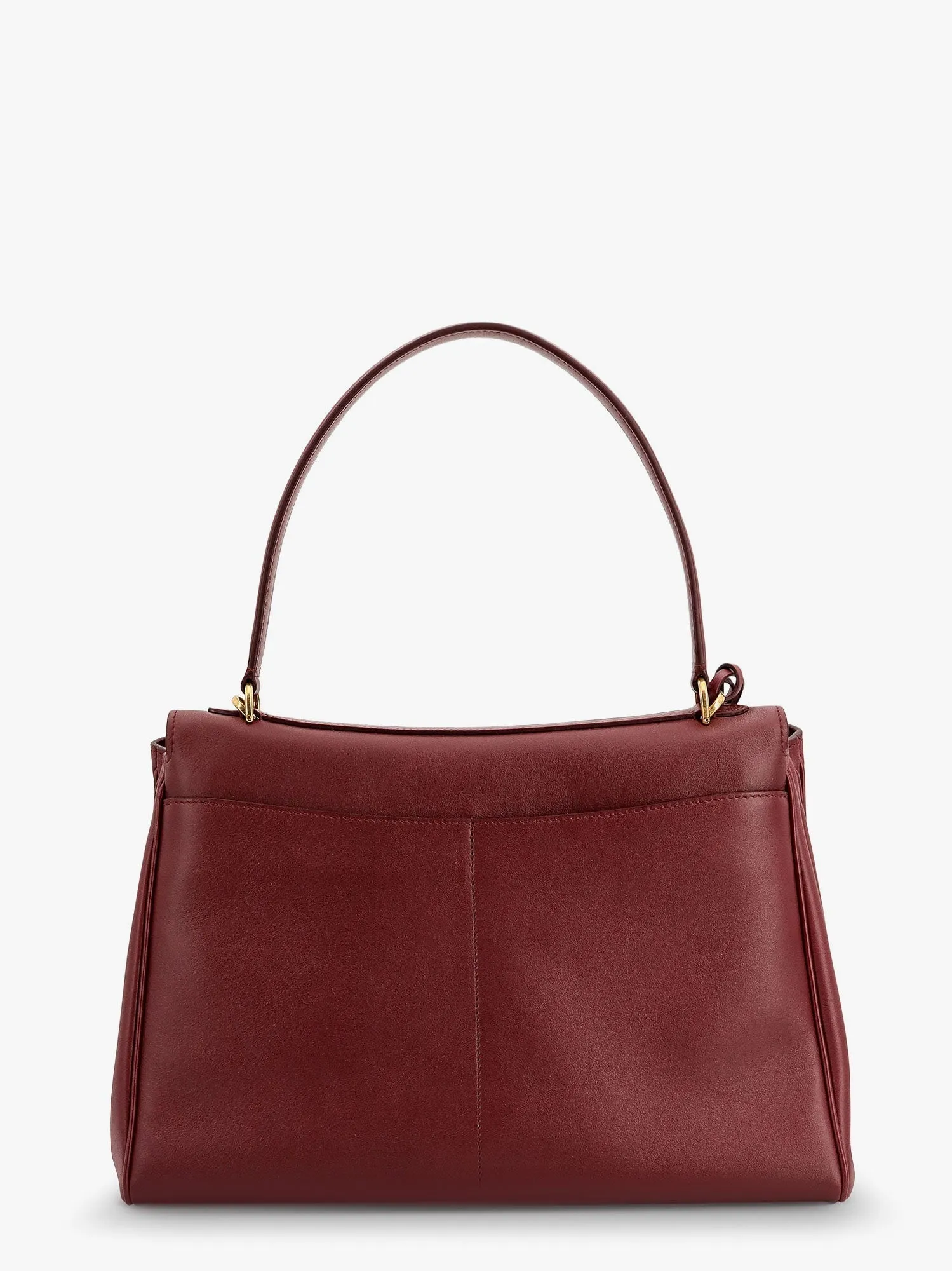 Balenciaga Leather Shoulder Bag With Keyring Detail