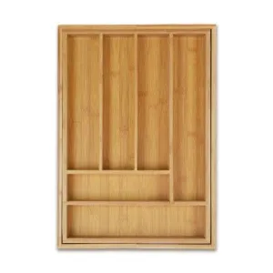 Bamboo Expandable Drawer Organizer