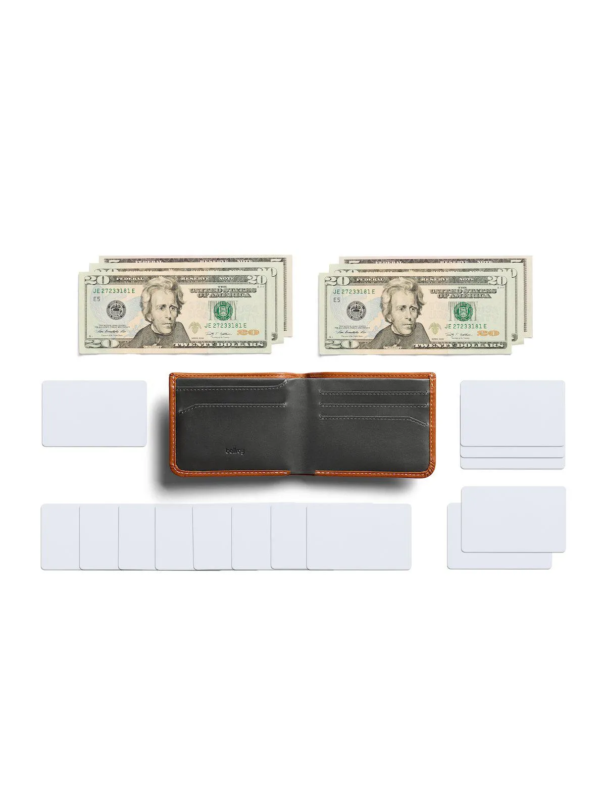 Bellroy Hide and Seek Wallet Caramel RFID