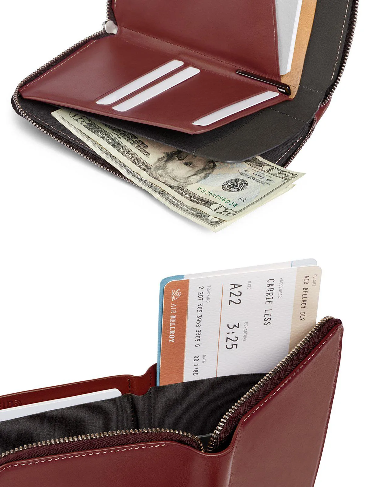 Bellroy Travel Folio Red Earth