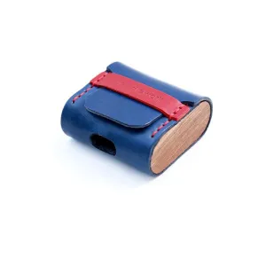 Best Green Leather AirPods Pro Case with Wristlet Strap Custom Leather Wood AirPods Pro Case Airpod Case Cover