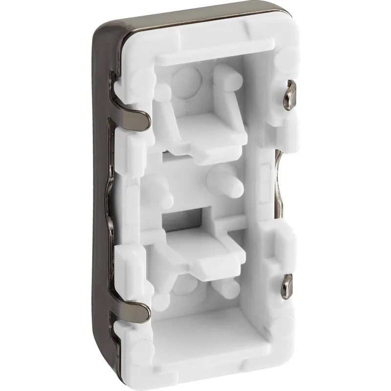 BG RRFDBN Nexus Grid Rocker Embossed (FRIDGE) - Black Nickel