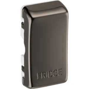 BG RRFDBN Nexus Grid Rocker Embossed (FRIDGE) - Black Nickel