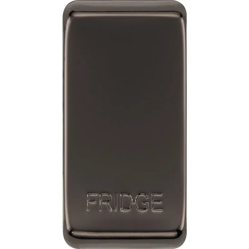 BG RRFDBN Nexus Grid Rocker Embossed (FRIDGE) - Black Nickel