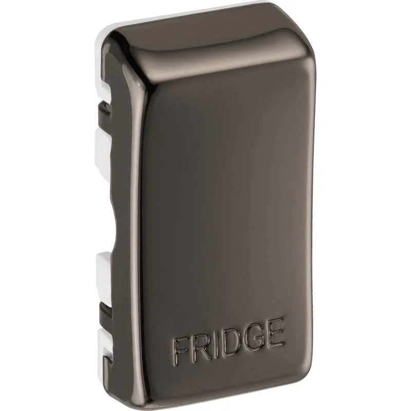 BG RRFDBN Nexus Grid Rocker Embossed (FRIDGE) - Black Nickel