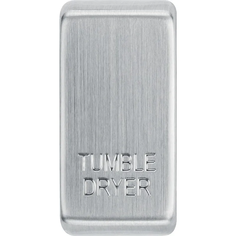BG RRTDBS Nexus Grid Rocker Embossed (TUMBLE DRYER) - Brushed Steel