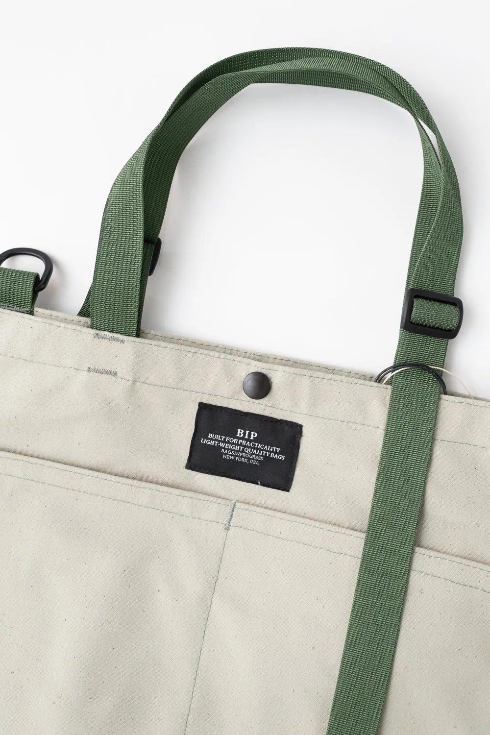 BIP021SUN - "Bags in Progress" Carry-all Beach Bag - Pearl Grey