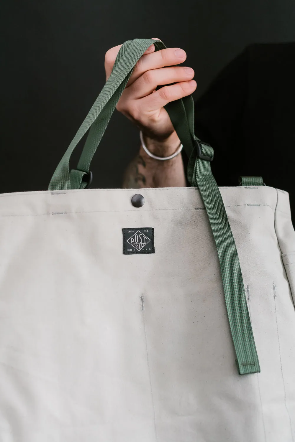 BIP021SUN - "Bags in Progress" Carry-all Beach Bag - Pearl Grey