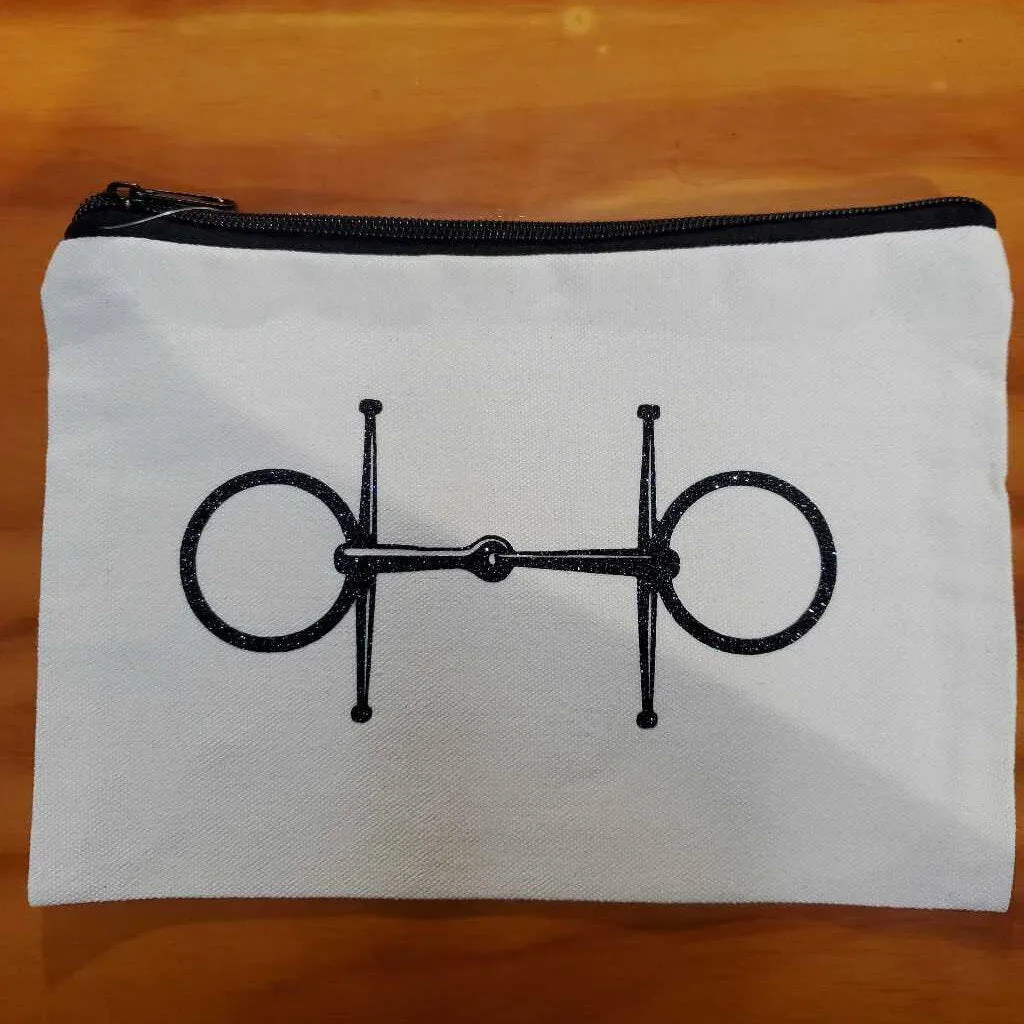 Black and Tan Zip Bit Bags