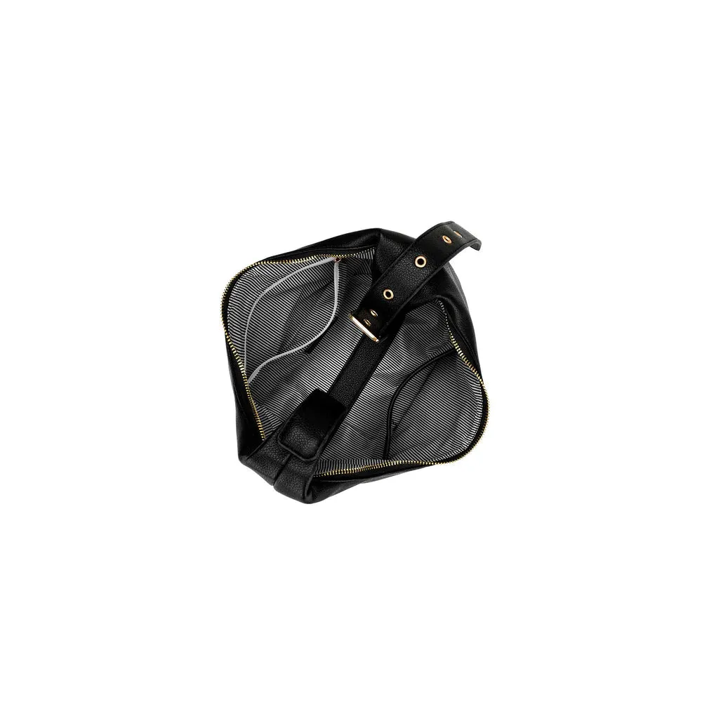 Black Caviar Camille Hobo Shoulder/Crossbody Bag
