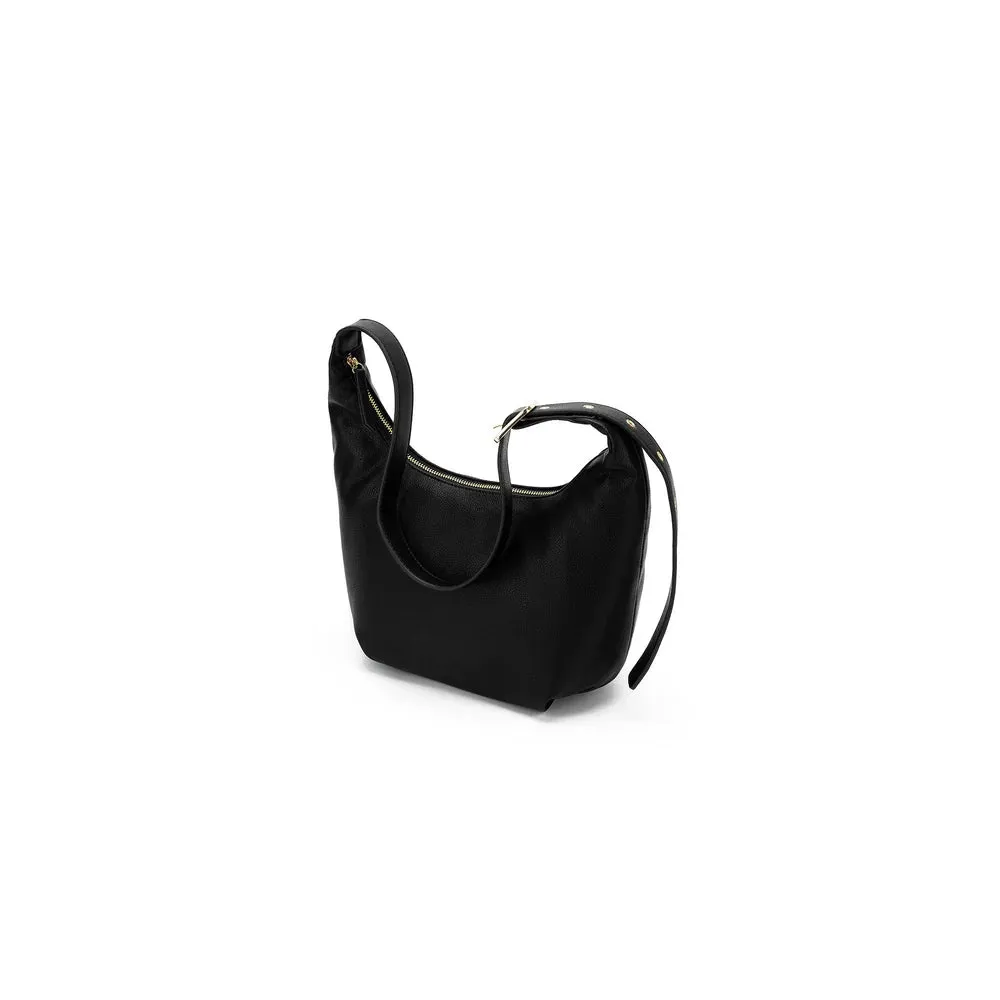 Black Caviar Camille Hobo Shoulder/Crossbody Bag