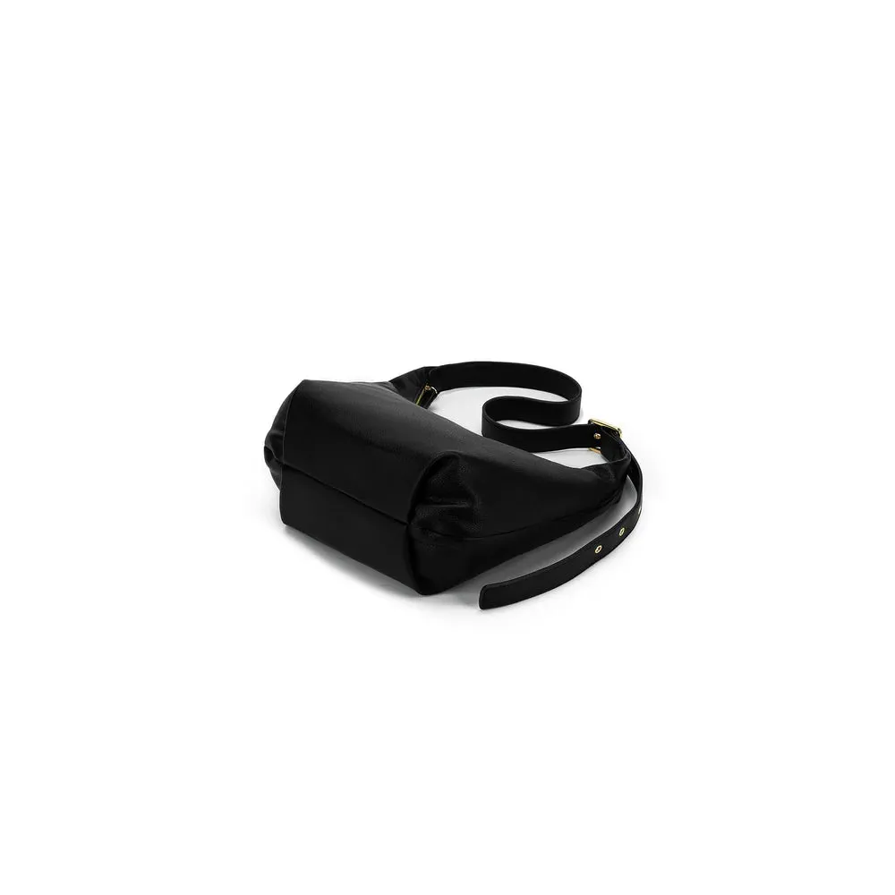 Black Caviar Camille Hobo Shoulder/Crossbody Bag