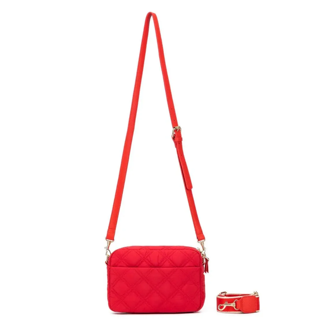 Black Caviar Melrose Quilted Crossbody Bag | Red