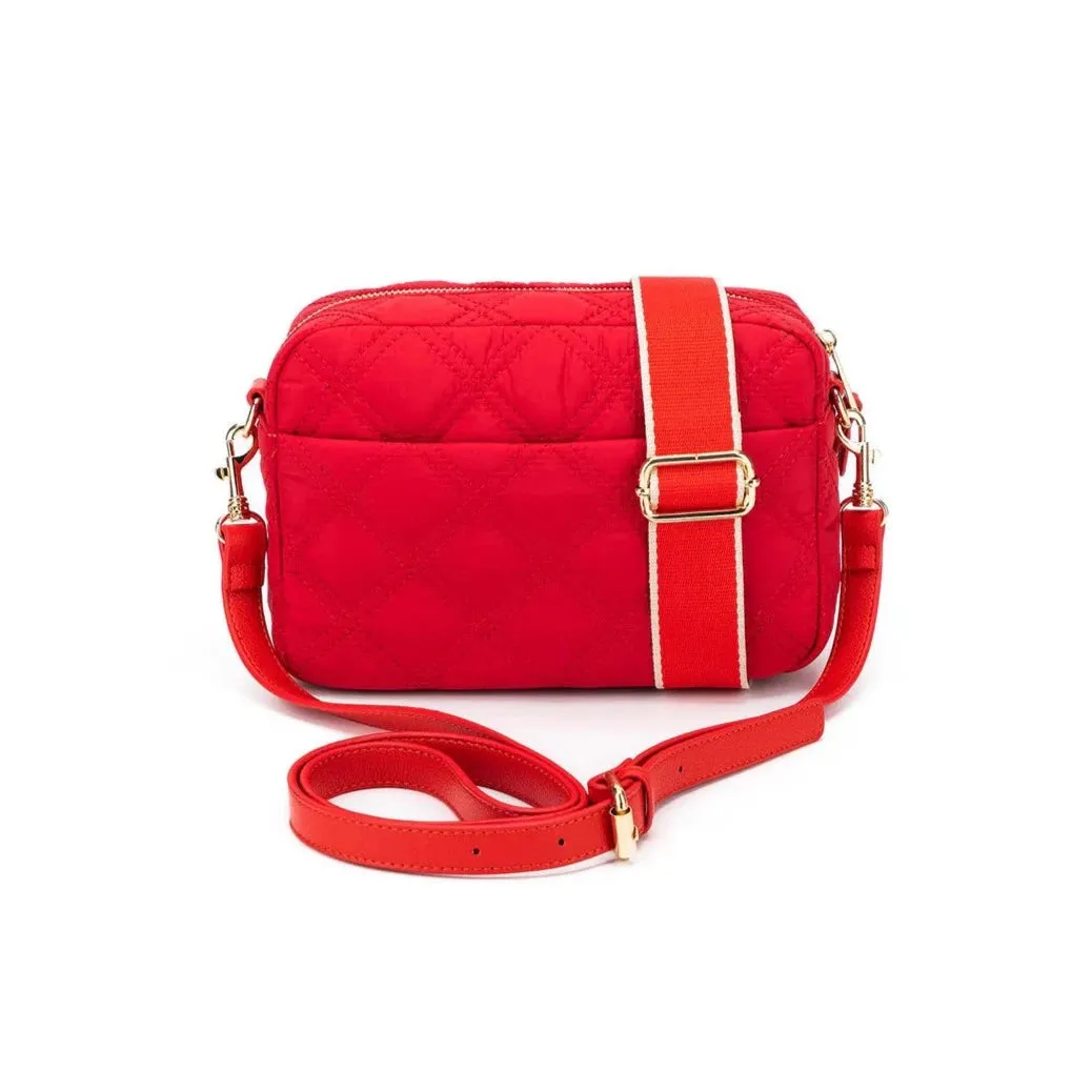 Black Caviar Melrose Quilted Crossbody Bag | Red