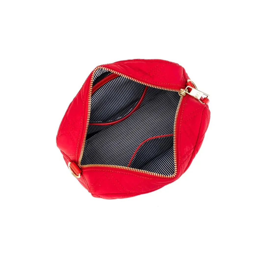 Black Caviar Melrose Quilted Crossbody Bag | Red