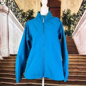 Black Diamond BackCountry Women's Teal Blue Fleece Full Zip Jacket Size Large ❤️