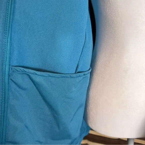 Black Diamond BackCountry Women's Teal Blue Fleece Full Zip Jacket Size Large ❤️