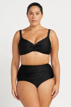 Black Hues Monet Underwire DD / E Cup Underwire Bikini Top
