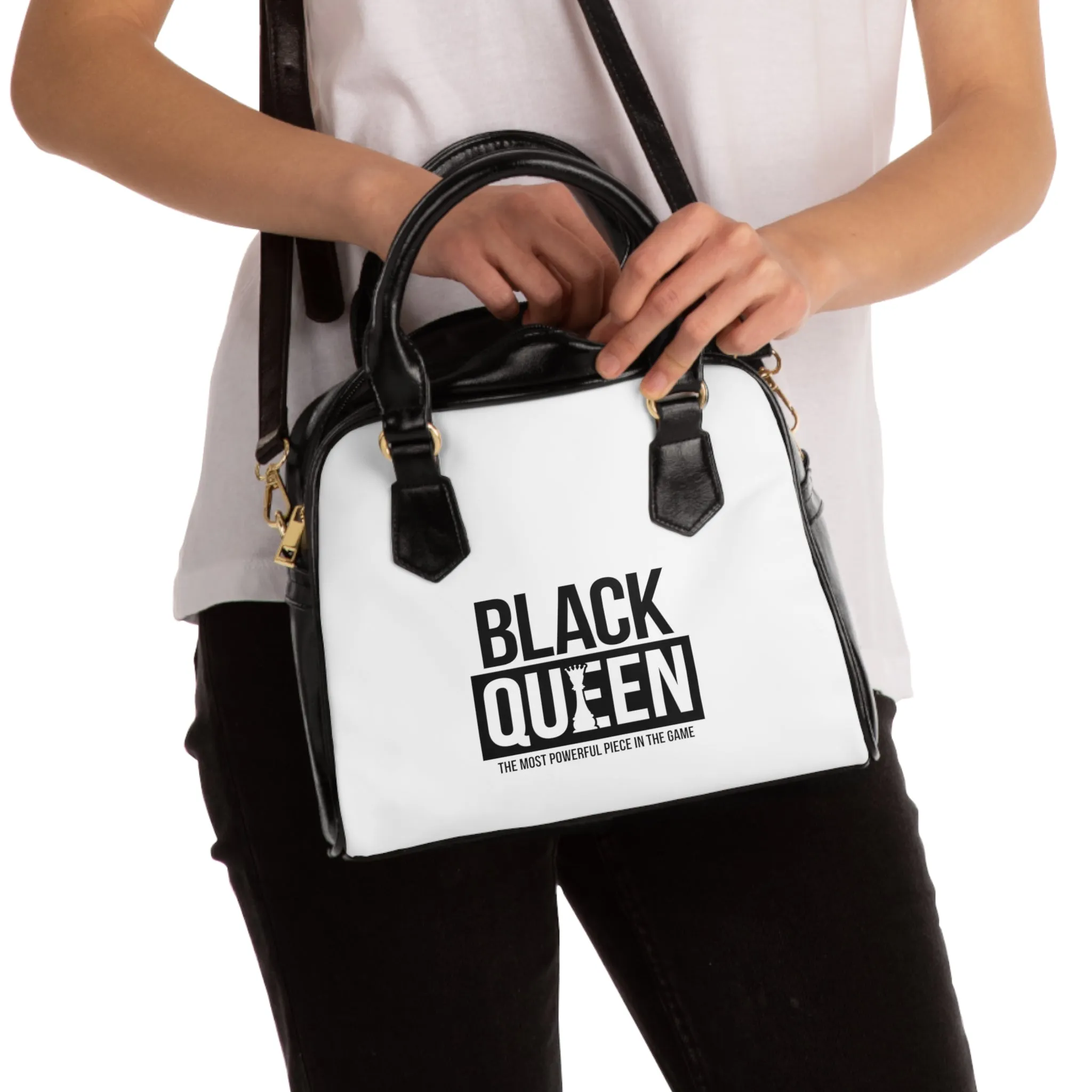 Black Queen - Most important piece in the game-Shoulder Handbag