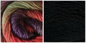BLACK   VERDANA - Embossed Phoenix Scarf KIT