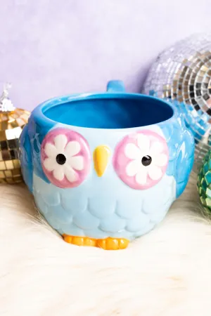 Blue Owl You Need Is Coffee Mug