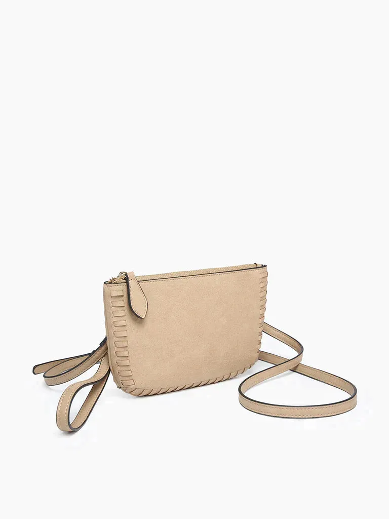 Bonnie Whipstitch Crossbody Pale Yellow