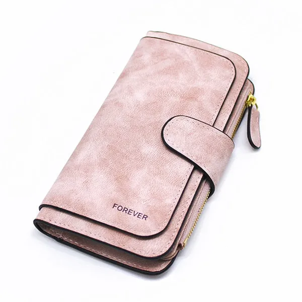 Brand Leather Women Wallets Designer Zipper Long Wallet Women Card Holder Coin Purse Bags for Women Carteira Feminina