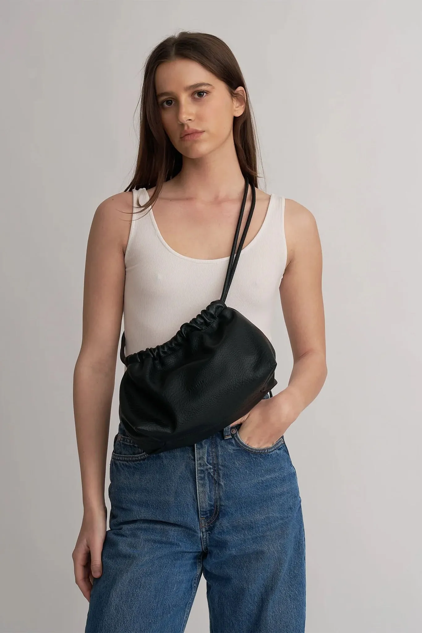 Brie Leon Alma Bag Black Nappa