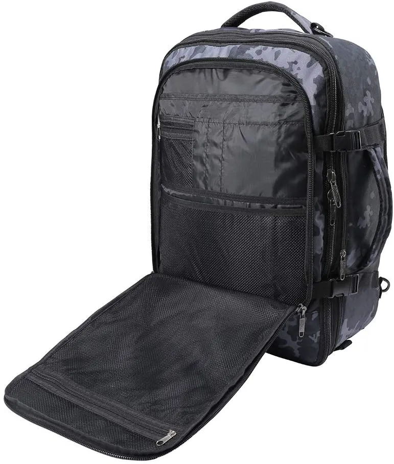 Cabin Max Metz XL Expandable Backpack & Shoulder Bag  22x16x8(10)" (55x40x20(25)cm)- Camo