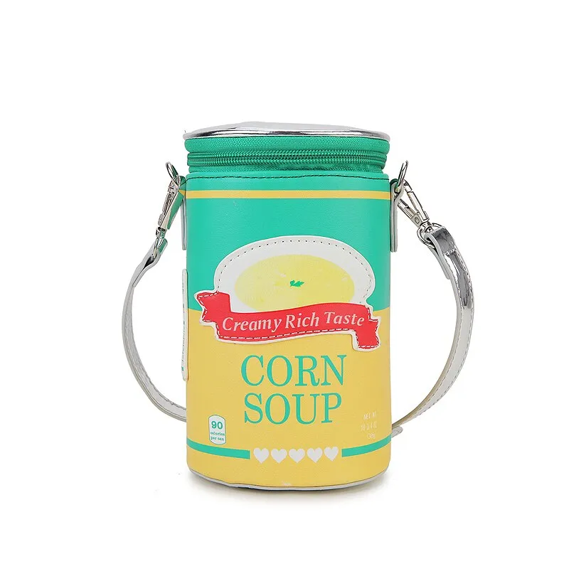 Canned Fruit Corn Soup Crossbody Bag